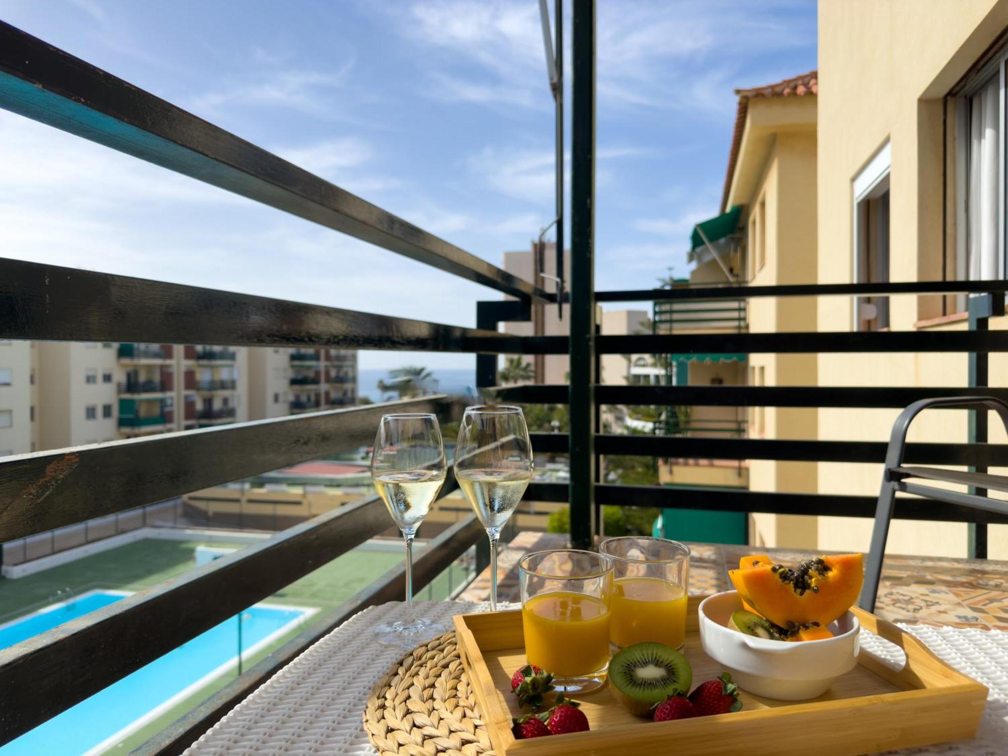 Amazing 3-Bedroom Apartment. Pool And Sea View! Los Cristianos  Extérieur photo